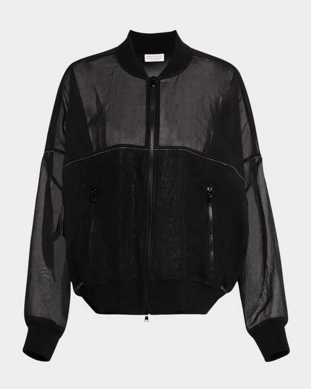 Monili Trim Cotton Gauze Travel Jacket